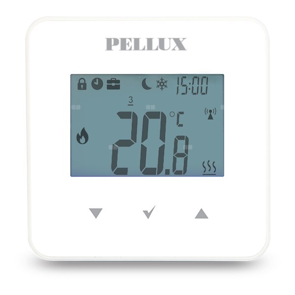Termostat PELLUX Ester_x40 (bez modułu ISM)  radiowy bezprzedowowy