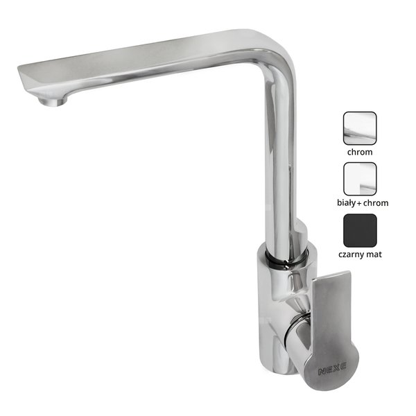 84405 Bateria WEGA zlewozmywakowa stojąca biała głowica 35