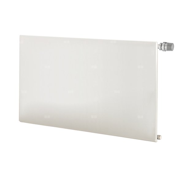 Grzejnik płytowy typ 10 higieniczny PURMO Plan Ventil Hygiene FHV wym. 600 x 600 mm, kolor biały, moc 355 W, front Płaski gładki