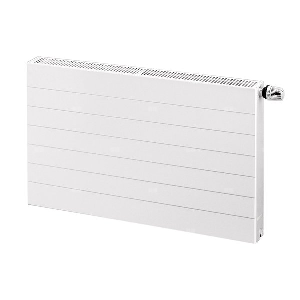 Grzejnik płytowy typ 11 PURMO Ramo Ventil Compact RCV L wym. 400 x 1000 mm, kolor biały, moc 680 W, front Płaski profilowany