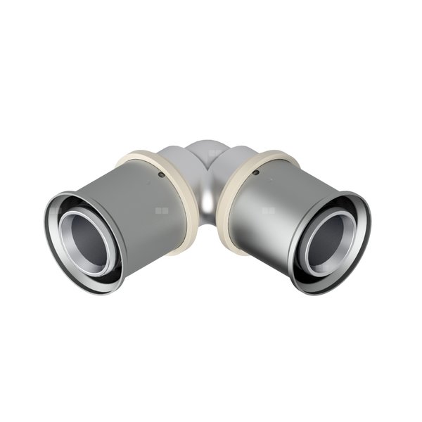 Kolano zaprasowywane 90' QIK, PPSU, 40 mm (złącze zaprasowywane)