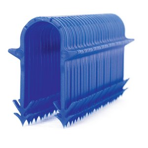 Spinki montażowe QIK Blue - pakiet zgrzewany, ładunek 270szt. (zgrzewane po 27 szt.) - długość 50mm