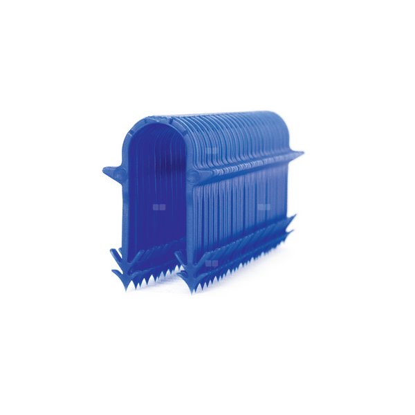 Spinka do rur ogrzewania podłogowego QIK Blue - pakiet zgrzewany, ładunek 240szt. (zgrzewane po 24szt.)