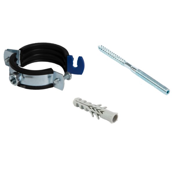 QIK Zestaw - Uchwyt classic fi 108-114mm (4") M8/M10 (śruba dwugwintowa M8x100, kołek nylonowy)