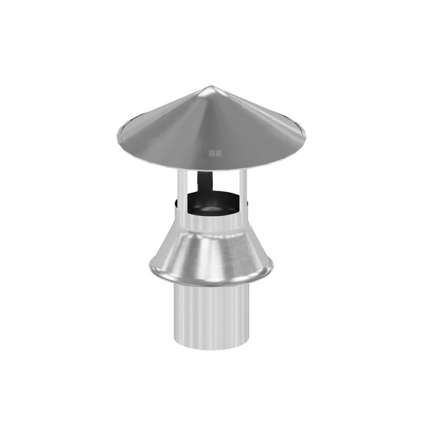 Daszek DN 200 z zamknięciem izolacji