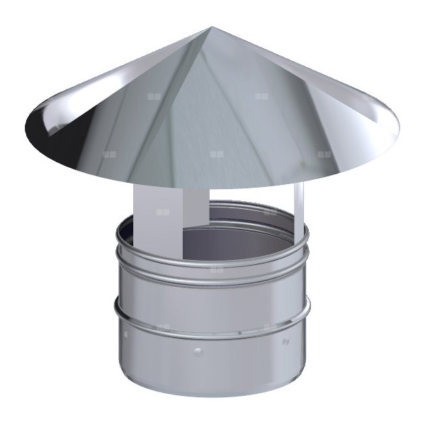 Daszek stalowy DN200mm, SW316L