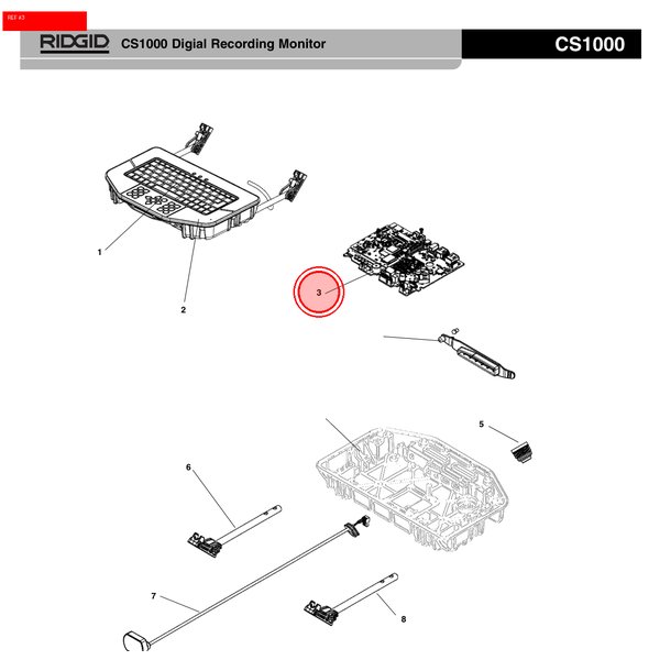 Zestaw cs 1000 płytki pcb