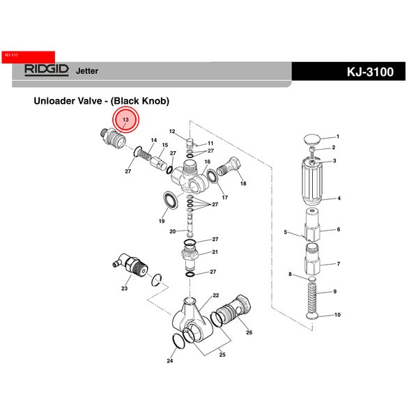 Adapter, mosiądz 3/8 g