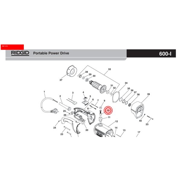 Zespół szczotek 690–I 230 V (2)