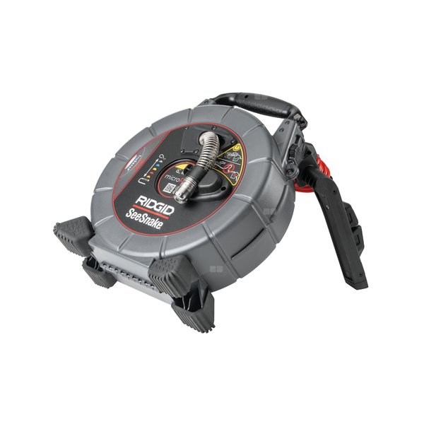 Zestaw Systemu kamery SeeSnake® microReel APX z CSx Via z funkcją TruSense® z 1 baterią i 1 ładowarką