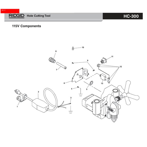 Zatrzask, Klucz HC450