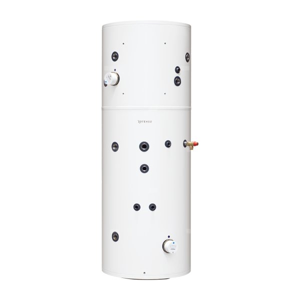 Zbiornik CWU ze stali nierdzewnej z buforem Thermos Twin Inox AQT200+90IX1 R13