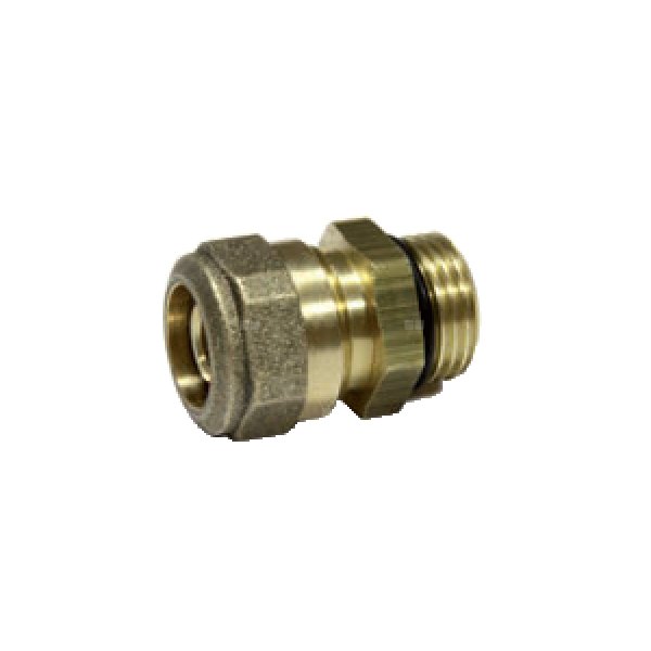 Nypel zacisk RUMET Mosiądz 1/2'' x 16 mm (GZ)