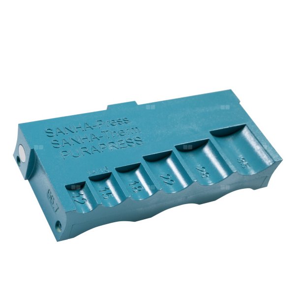 Szablon do rur z otwier.do SANHA®-Press / Therm