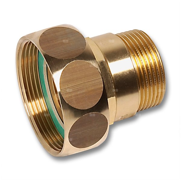 Śrubunek SANHA 960 dwuczęściowy, mosiądz, 1 1/4'' x 35 mm (GZ x lut wewnętrzny)