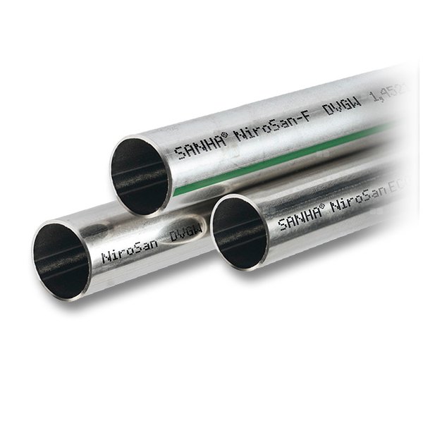 NiroSan®SF Rura w sztangach po 6 m, wolna od silikonu 108,0x2,0