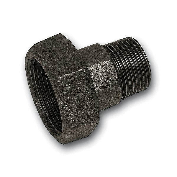 Śrubunek SANHA 925SW dwuczęściowy, żeliwo, 1 1/4'' x 2'' (GZ x GW)