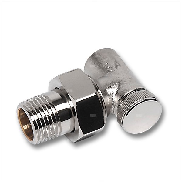 MS-Ni Zawór powrotny grzejnikowy kątowy LWxGZ 15x1/2