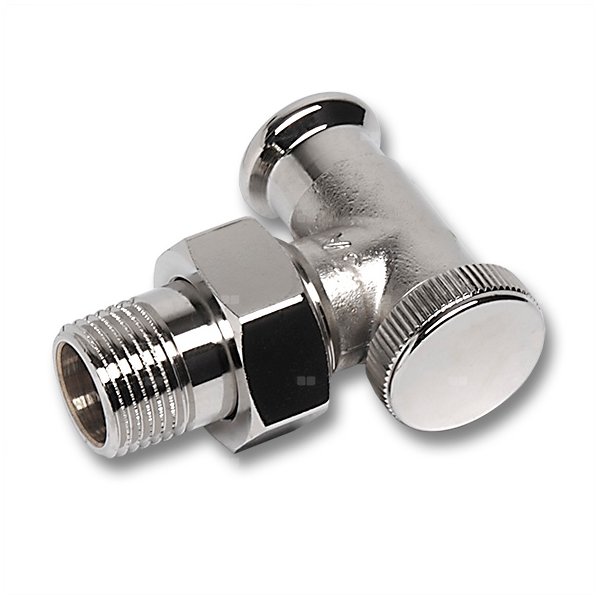 SANHA®-Press Heat MS-Ni Zawór powrotny grzejnikowy kątowy 15x1/2