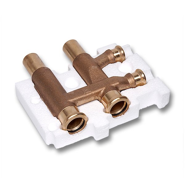 SANHA®-Press Heat Rozdzielacz krzyżowy 22x12x22