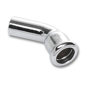 SANHA®-Press Chrom Łuk nyplowy 45 st. PxPZ 12