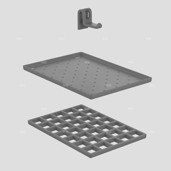 Ruszt i ociekacz do zlewozmywaka wielofunkcyjnego MULTISET