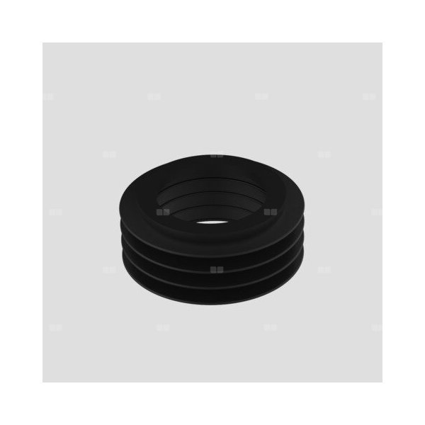 Uszczelka trójwargowa do czarnej prostki FI 45