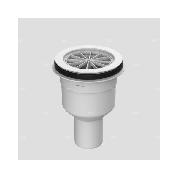 Syfon brodzikowy 823/90FS pionowy okrągły bez pokrywki