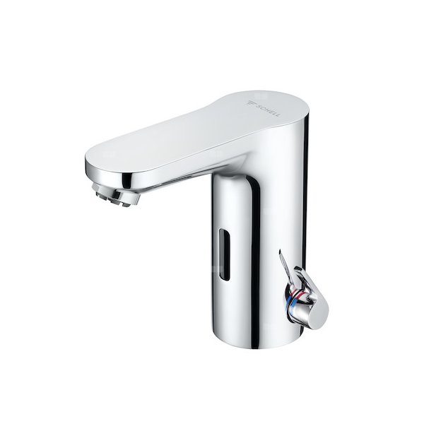 Bateria umywalkowa CELIS E2  typ ND-M 230 V, chrom, z zasilaczem podtynkowym