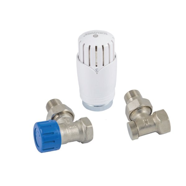 ZESTAW TERMOSTATYCZNY STANDARD 1/2GZ x 1/2GW KĄTOWY GŁOWICA DIAMANT SH B-B