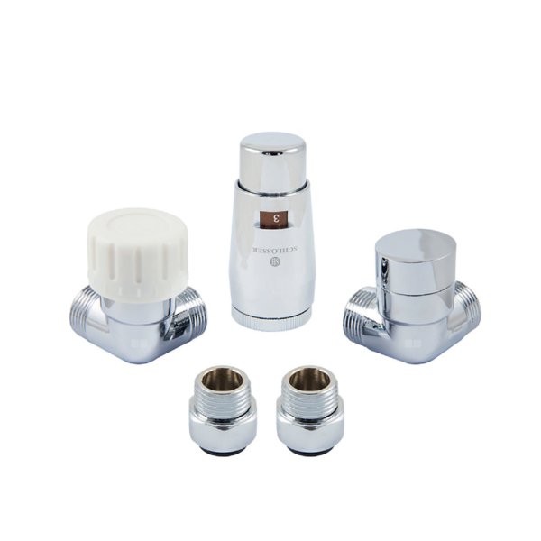 ZESTAW TERMOSTATYCZNY ELEGANT MINI M30x1,5 OSIOWY(zasilanie z lewej) - CHROM