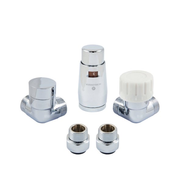 ZESTAW TERMOSTATYCZNY ELEGANT MINI M30x1,5 OSIOWY(zasilanie z prawej) - CHROM