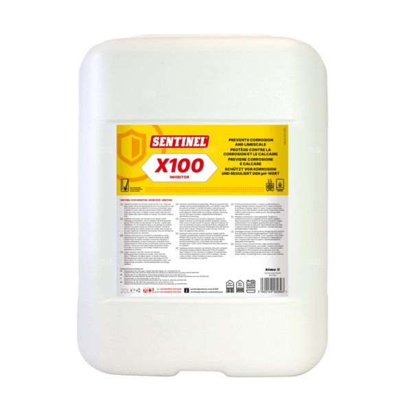 Inhibitor do instalacji co wykon. ze wszystkich rodzajów materiałów X 100 (20L)