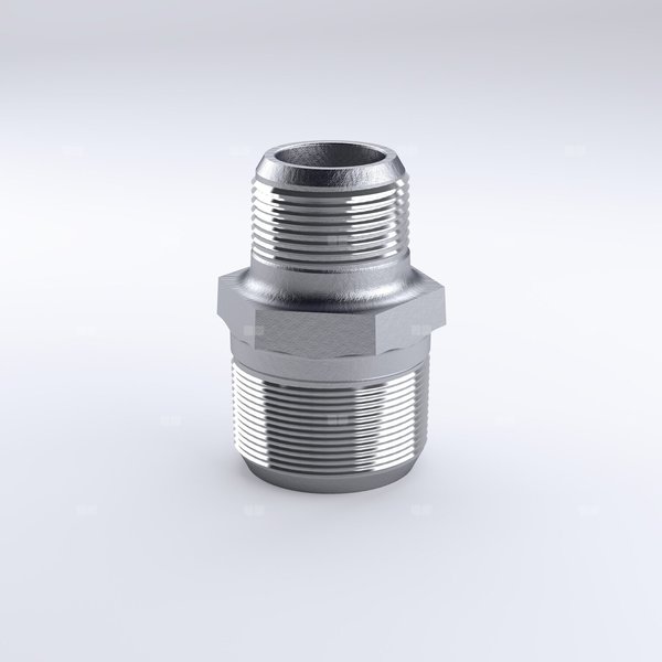 Reflex SINUS Doppelnippel RN 1 1/2" × 1 1/2" Temperguss