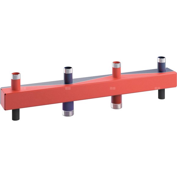 Reflex SINUS-Set-Małe rozdzielacze 120/80 2 Heizkreise 200er Gwint wewnętrzny