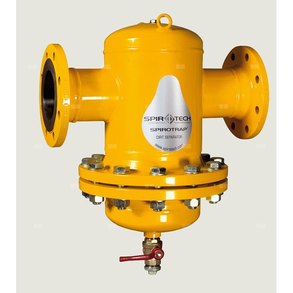 Separator zanieczyszczeń SPIROTRAP rozbieralny DN 050 połączenie kołnierzowe