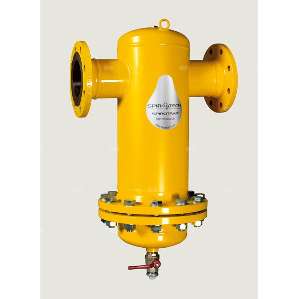 Spirotrap Rozbieralny Dużego przepływu DN 200 połączenie kołnierzowe