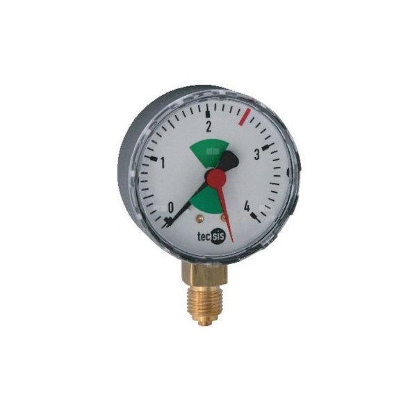 Manometr zaworów napełniania instalacji 2128 0-4 bar 1/4