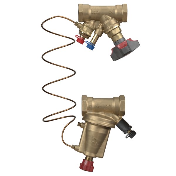 Regulator ciśnienia różnicowego TA (IMI HYDRONIC) STAD/STAP LF, ametal DN 10/15, zakres przepł. 10-60 kPa