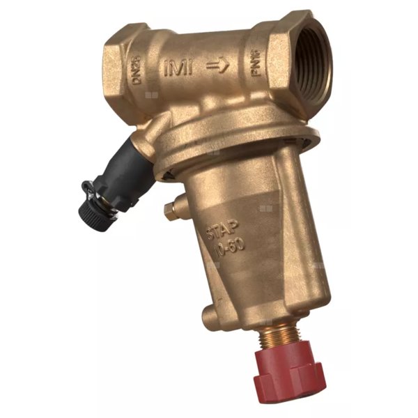 Regulator ciśnienia różnicowego TA (IMI HYDRONIC) STAP LF, ametal DN 15, zakres przepł. 10-60 kPa, PN 16, poł. GW, maksymalna temperatura medium 120'C