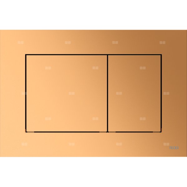 Przycisk spłukujący do stelaża (Mechaniczny) TECE now tworzywo, kolor mosiądz metaliczny