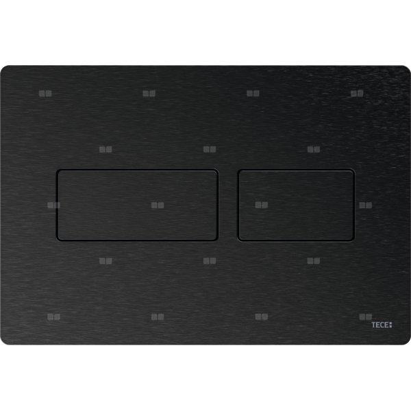 TECEsolid - Przycisk spłukujący do WC z metalu, grafit szczotkowany