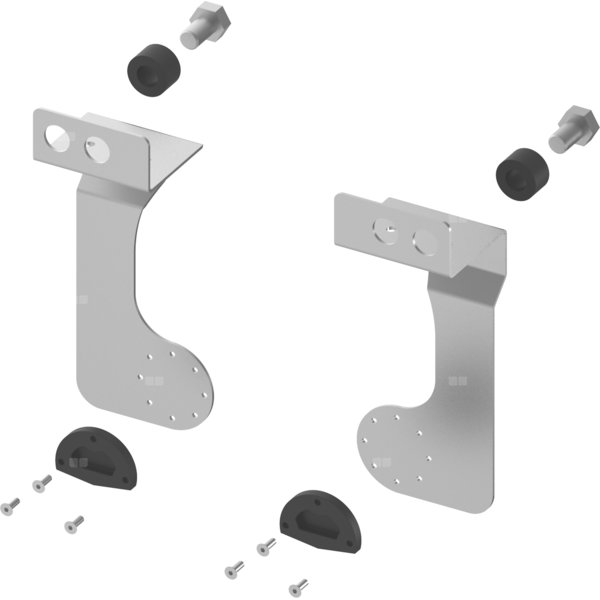 TECEone- zestaw montażowy do ceramiki myjącej w zabudowie suchej, do spłuczek Octa 8 cm (DO TECE toalety myjacej)