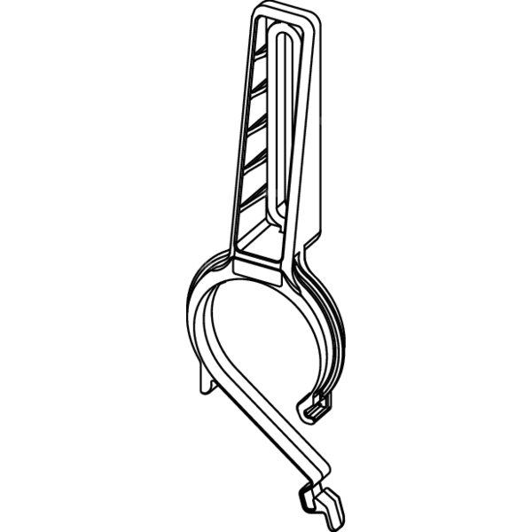 Uchwyt do kolana odpływowego DN 50 TECE profil