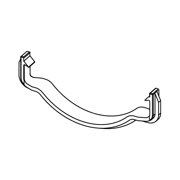 Spinka (zatrzask) do kolana odpływowego TECE profil