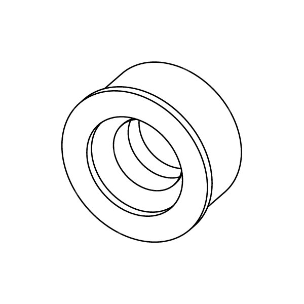 Redukcja gumowa 50/30 do kolana odpływowego TECE profil