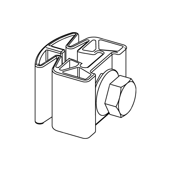 TECEprofil - Hamulec z nakrętką do stopki montażowej