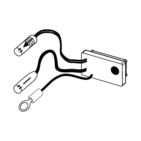Czujnik podczerwieni 12 V TECE profil