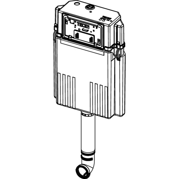 TECEprofil - Spłuczka podtynkowa Base 320, kompletna
