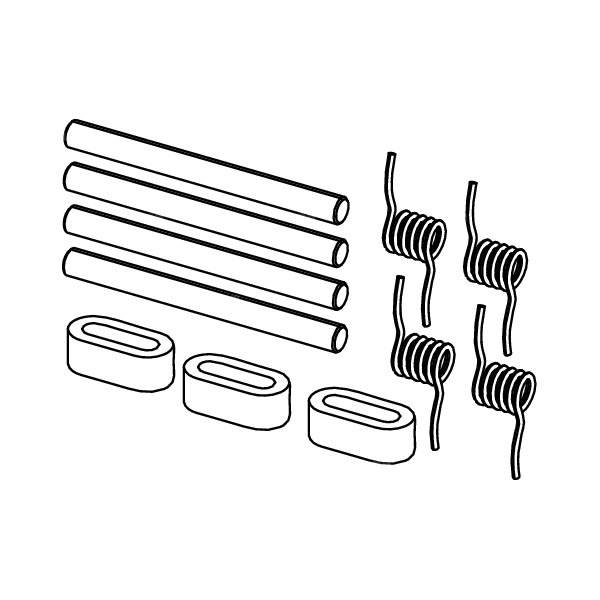 Osprzęt klawisza TECE lux